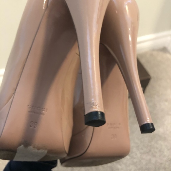 Nude Gucci Heels - Picture 4 of 5